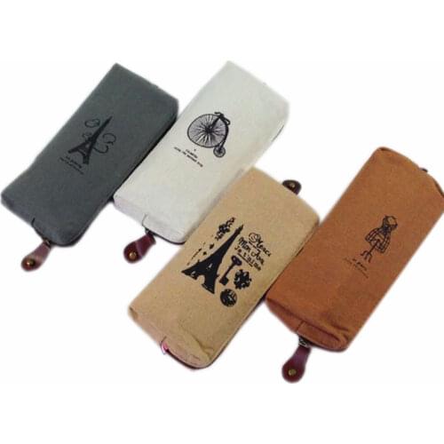 1pcs/lot New Arrival Nostalgic Pencil Case Stationery Kids School Supplies Kids Gift Organizer Bag Kawaii Pencil Case