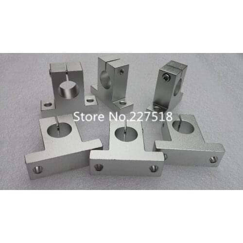 2pcs 60mm SK60 Linear Rail Shaft Guide Support Bracket/Bearing CNC Step Motor