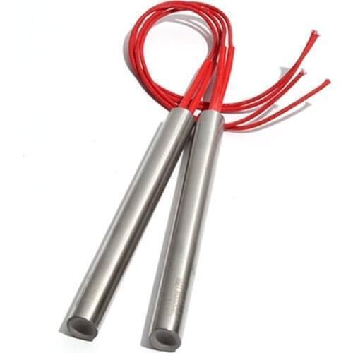 5PCS 25mm 165~185mm 201SUS Cartridge Heaters Tubular Electric Mould 110V/220V/380V 1000W/1100W Heating Resistance Element