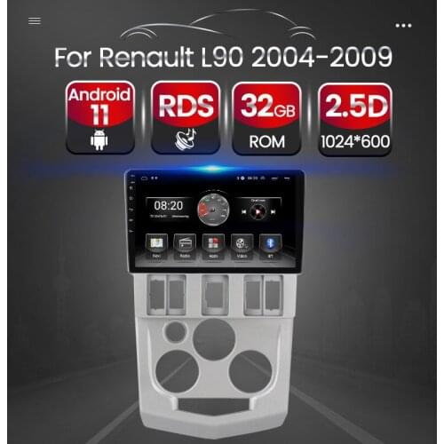 TomoStrong For Renault Logan L90 2004 - 2006 2007 2008 2009 Car Radio Multimedia Video Audio Player Navi GPS Android 11 Carplay