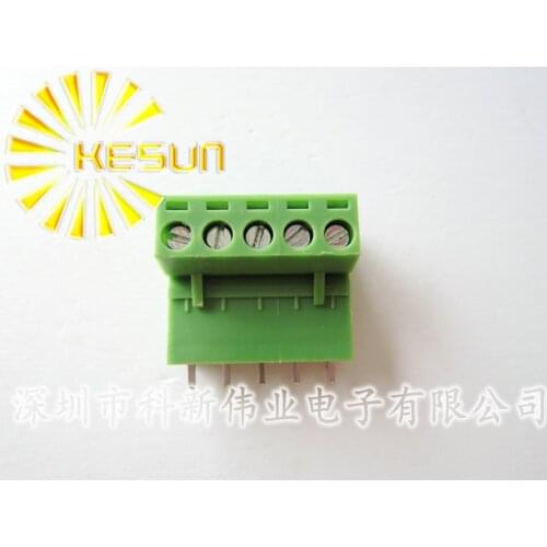 FREE SHIPPING 100PCS 2EDG-5.08-5P + 2EDGV-5.08-5P 2EDG 2EDGV 5Pin 5.08mm Straight Pin Plug-in Screw Terminal Block ROHS