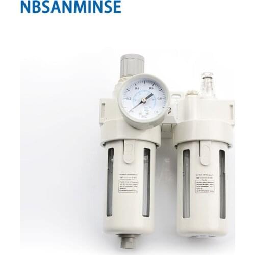 BFC2000C G1/4 Air source air filter Regulator Valve FRL units in pneumatic air valve lubrication NBSANMINSE