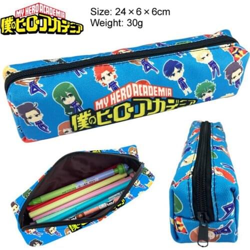 Anime My Hero Academia Pencil Case Stationery Box Students School Pen Pencile Boys Girls Kids Pouch Bags Gift Cosplay