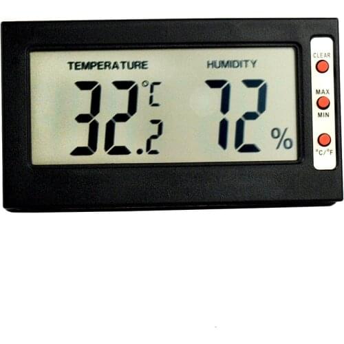 LCD RH Digital Min Hygrometer Thermometer 10%~99%RH Indoor Mini 0~50