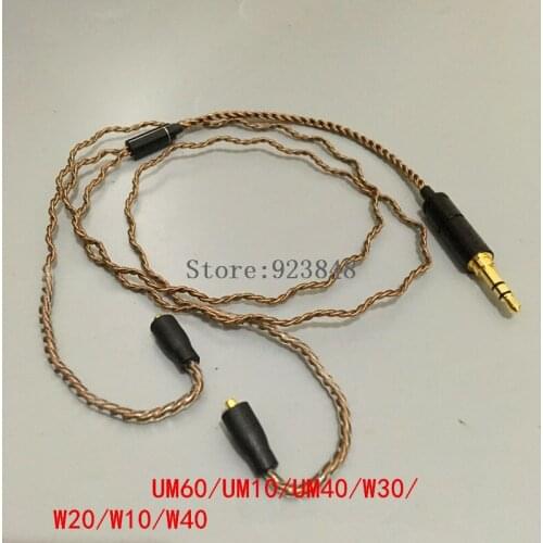 Diy earphone wire with pin for UM60/UM10/UM40/W30
