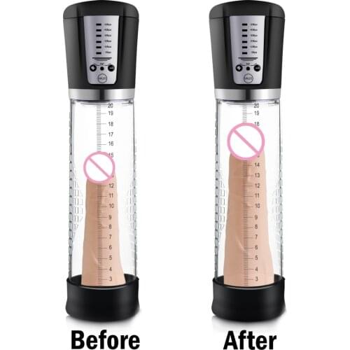 Electric Penis Vacuum Pump Stretcher USB Rechargeable Male Enlarger Enhancer Erector Extender for Men