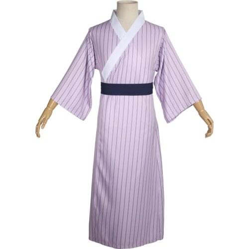 Brdwn Demon Slayer Kimetsu no Yaiba Unisex Kamado Tanjirou Cosplay Costume Kimono Bathrobe Sleepwear