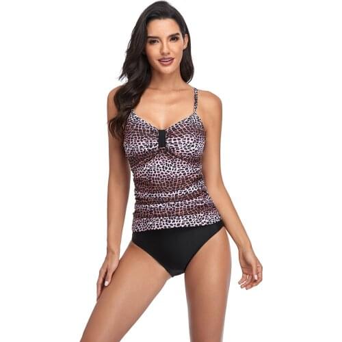 Swimwear Women Tankini Plus Size Swimsuit Two Piece Bathing suit 2021 Tankinis Vintage Bikini set Maillot De Bain Femme XXL