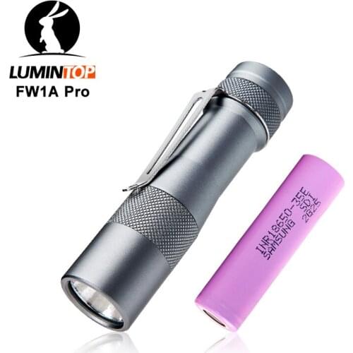 Lumintop FW1A Pro EDC LED Flashlight CREE XHP 50.2 3500LM Mini High Power Flashlight by 18650 Battery for outdoor sports
