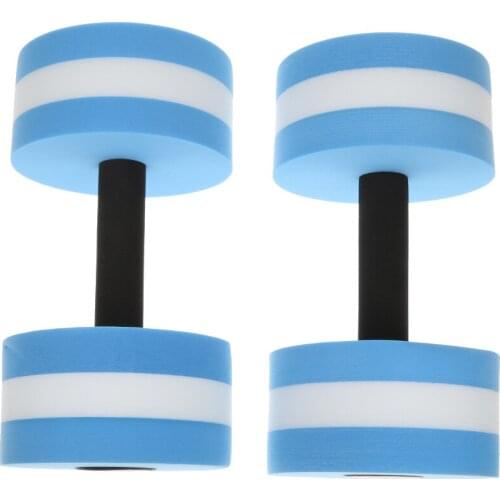 MagiDeal 1 Pair Water Aerobics Dumbbell Medium EVA Foam Aquatic Barbell Swimming Pool Exercise Equipment