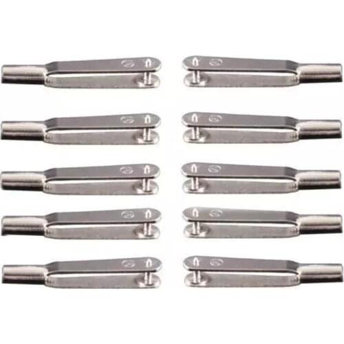 10PCS M2/M3 Clevis Wire Trolley Iron Chuck Metal Rod Clamp for RC Airplane Fpv Drone