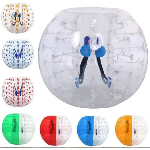 Inflatable Balls 1.0mm Tpu Inflatable Zorb Ball 1.5m Bubble Soccer Ball Air Bumper Ball Bubble Football For Adults Fast shipping