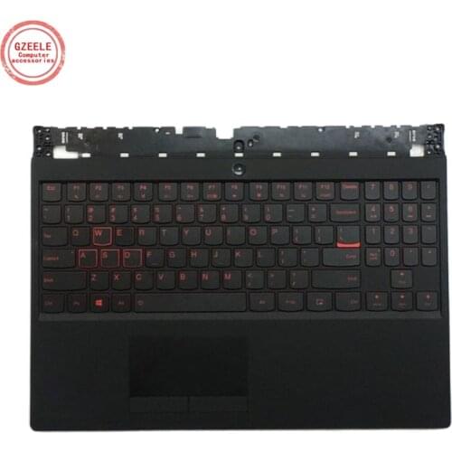 New US laptop keyboard For Lenovo Legion Y530 Y7000 with Upper case Palmrest keyboard bezel