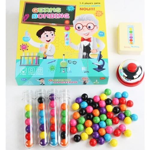 Clip Beads Test Tube Toy Children Logic Concentration Fine Motor Training Game Montessori Teaching Aids Educational Toy