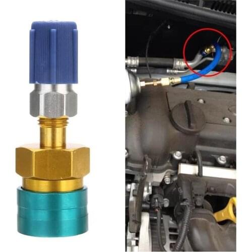R1234YF to R134a Low Side Fitting Hose Adapter Car Conditioning Air Refrigerant Quick Connector