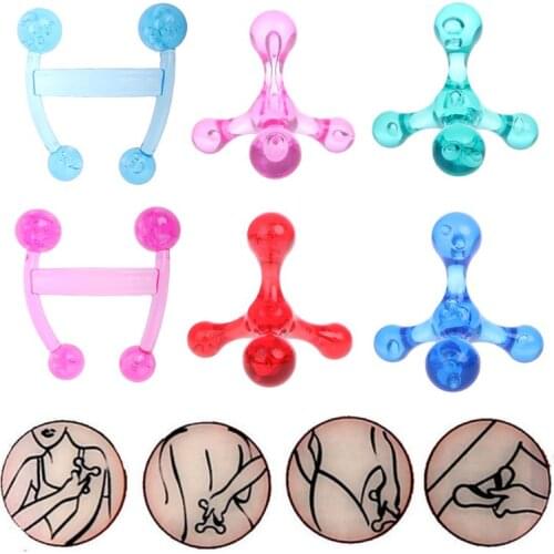 Useful Manual Massager Arm Back Leg Head Foot Acupuncture Point Massager Tools