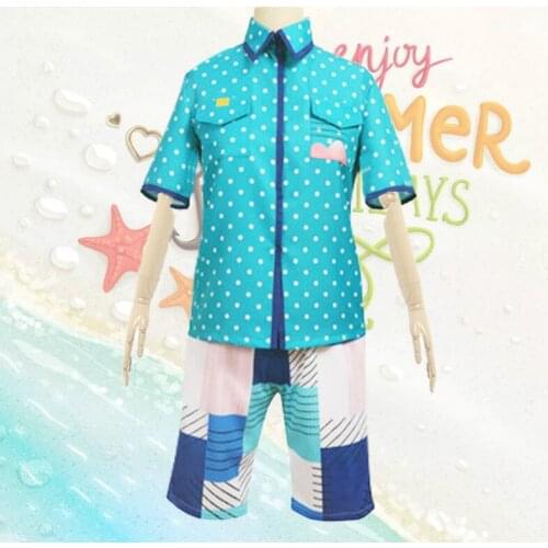 Hot Game A3! Summer Troupe Miyoshi Kazunari Cosplay Costume Unifrom Outfit Beach Daily Suit Halloween Carnival Party Costumes