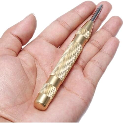 Positioner high hardness punch chisel High Speed Steel Material HSS Automatic Center Punch Marking Starting Holes Tool