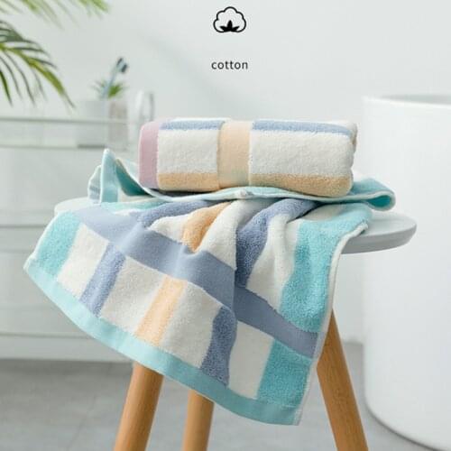 2pcs 34*76cm Cotton Hand Face Towel Kitchen Cleaning Napkin Absorbent Bathroom Hotel Lodge Beauty Salon Sauna Spa Wash Cloth T41