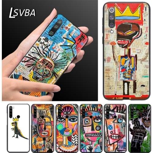 Jean Michel Basquiat Art Silicone TPU Cover For Xiaomi Mi Note 11 10T 10 9 9T SE 8 Pro Lite Ultra 5G Phone Case Bag