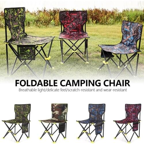 Foldable Camping Chair Sets Outdoor Picnic Table Portable Fishing Chairs Camouflage Blue Color One Table Two Chairs Furniture