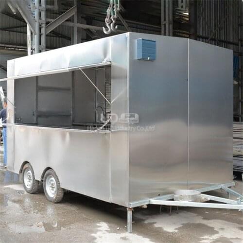 Tcao Truck Fast Food Kiosk Outdoor Sale Street Snack Stand Kitchen Food Trailer