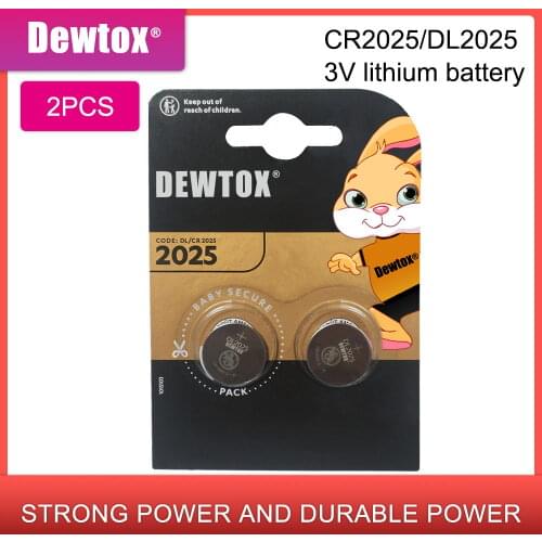 2pcs for DURACELL cr2025 ECR2025 BR2025 DL2025 KCR2025 LM2025 3v button cell coin lithium batteries for watch car toy