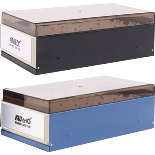 800 Sheets Adjustable Business Card Name Storage Box Cards Holder for Women Men