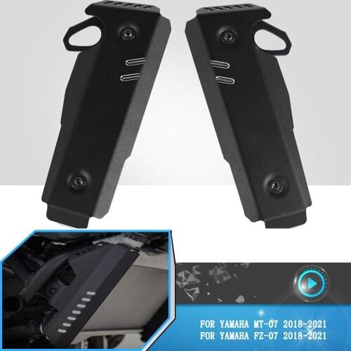 For YAMAHA MT-07 MT07 FZ-07 fz07 2018 2019 2020 2021 Motorcycle Accessories MT 07 FZ07 Radiator Side Covers Guard Set Protector