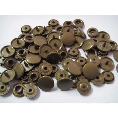 Free shipping 20 sets KAM snap button for sewing baby color plastic fastener snap button B12 Metallic Bronze color