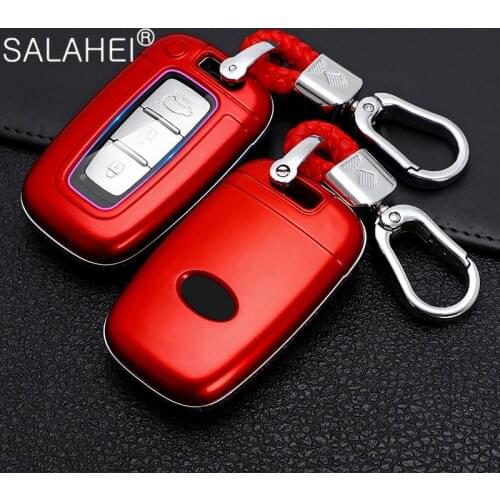 ABS Car Key Cover Case For Hyundai Solaris HB20 Veloster SR IX35 Accent Elantra i30 For KIA RIO K2 K3 Sportage Auto Accessories