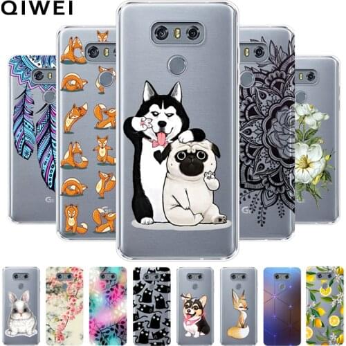 For LG G6 Case 5.7'' Slim Transparent Soft TPU Clear Back Cover For LG G6 LGG6 G 6 LG6 H870DS H870 Phone Cases Fundas Coque Capa