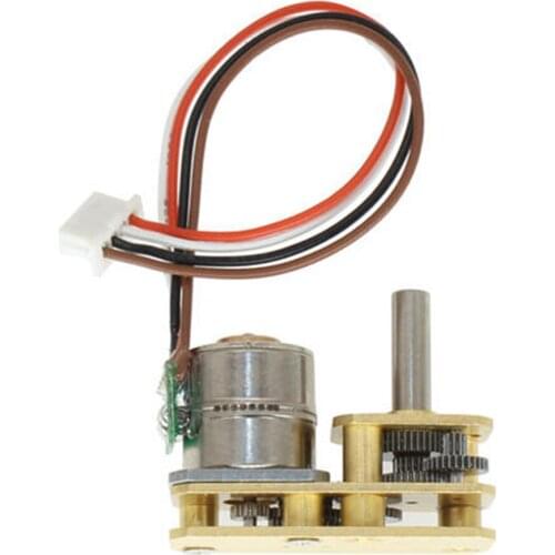 MOTOR GM1024-10BY D-C 5V Brushless Motor 2 Phase 4 Wire Stepper Motor 1:100 Stepper Motor