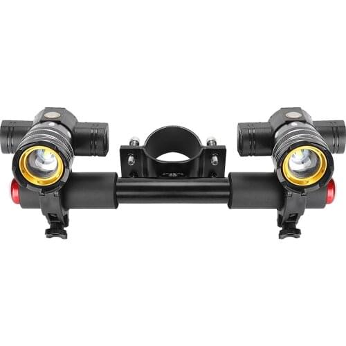 Electric Scooter Headlight USB Rechargeable LED Light with Adjustable Child Handle For ES Series G30 Max E Scooters Accessories