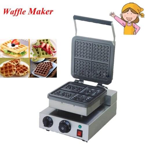 Electric Waffle Maker 220V New Baker Plaid Cake Furnace Heating Machine Waffle Maker FY-218