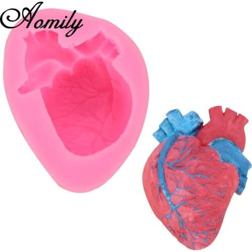 Aomily Heart Patten Cake Silicone Molds Fondant Cake Decorating Tools Chocolate Candy Mold Baking Tool Moldes Para Reposteria