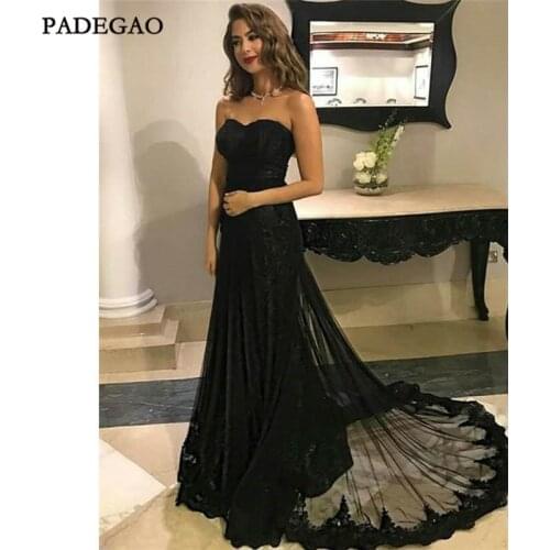 Hot Sale Beauty Evening Dress A-Line Appliques Sleeveless Long Prom Dresses Sweep rain Formal Evening Dresses Vestido de noche