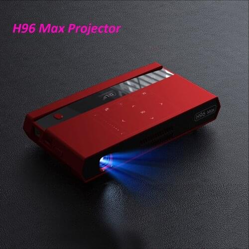 H96 Max Mini DLP 4 k Projecteur Octa Core Android Portable Home Video Theater Bluetooth HD-IN 5G WIFI TV Box 2GB 16GB DHL ship