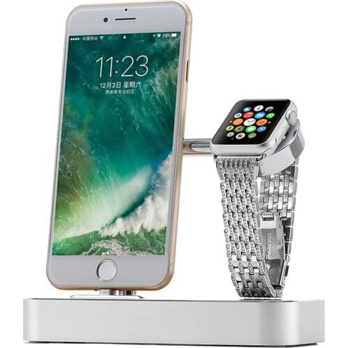 Kinbashi 5in1 Base-Hub series MFI Certified base Aluminum alloy For iPhone7/8/12xsmax iWatch 2/3/4/5/6 airpods pro