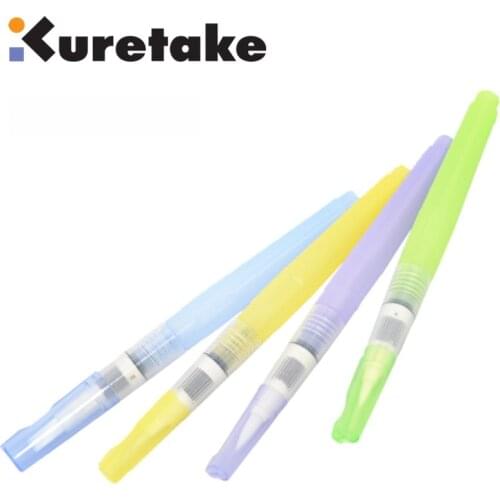 ZIG Kuretake Brush for Watercolor Painting Small Medium Big Broad Flat Tip Japan