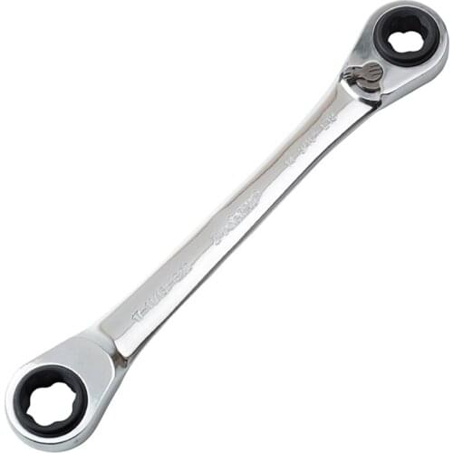 Proskit Two-Headed Ratchet Wrench 12 In 1 Multi-Function Type Ratcheting Reversible Wrench Universal Repair Tools 230mm