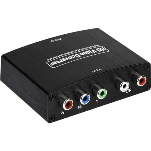 YPBPR to HDMI Converter Color Difference Component To HDMI RGB To HDMI Converter with Audio Support Full HD 1080P