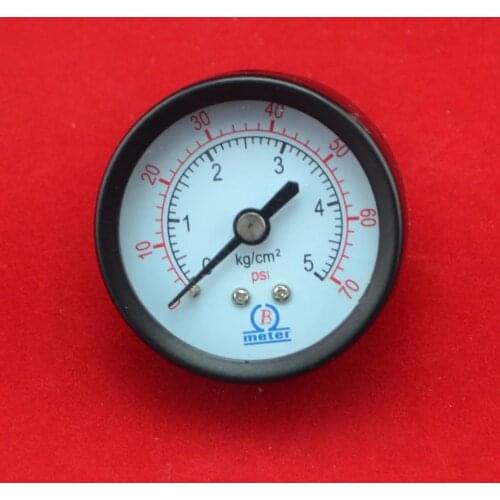 2" 50mm 50psi pressure gauge,manometer ,PT1/4" back thread,measure range ,5kg/cm 5bar 70PSI