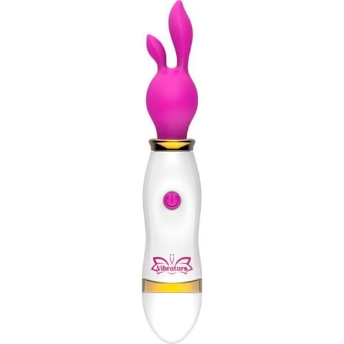 Multi-Speed Adult Toys Rabbit Dildo USB Masturbation Vibrator Waterproof Female Vagina Clitoris Small Massager for Women