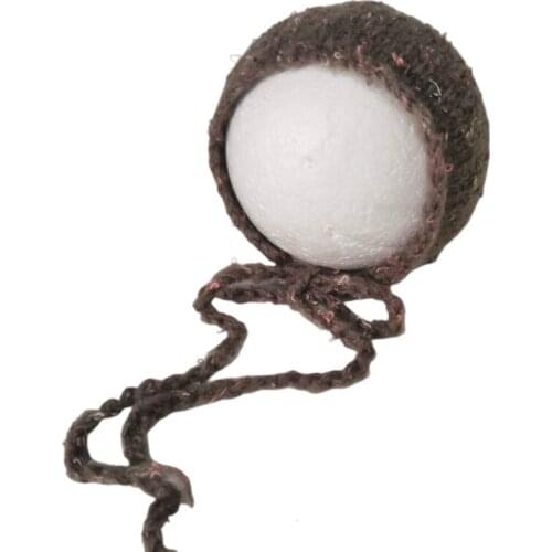 2021 New Newborn Photography Posing Props Crochet Knitted Hat Baby Infants Beanies Cap