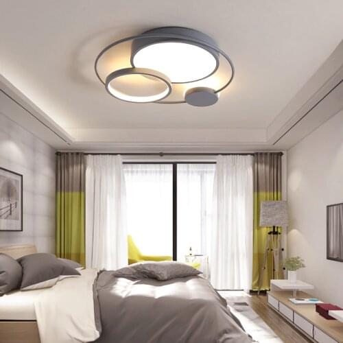 NEO Gleam Modern led ceiling lights for living room bedroom study room black+white or grey color ceiling lamp fixtures