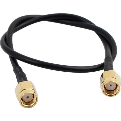 RP-SMA Male to RP SMA Male Plug Female Pin RF Coaxial RG174 Cable Adapter RF Wifi Antenna Extension Cable