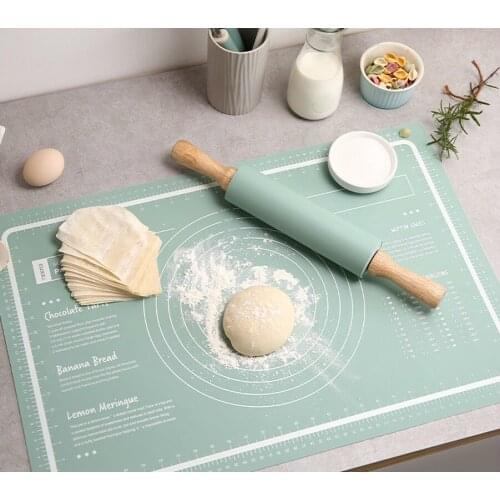 Increase silicone Non-Stick Thickening baking mat Pastry Rolling kneading pad Kitchen Gadgets Crepes Pizza Dough cooking Tools