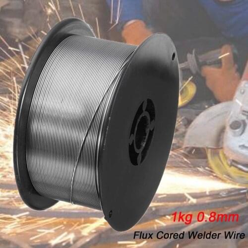 1kg 0.8/0.9/1.0/1.2mm Gasless Mig Welding Wire E71T-GS A5.20 Flux Cored Welding Wire without gas For Mig Welder Tool