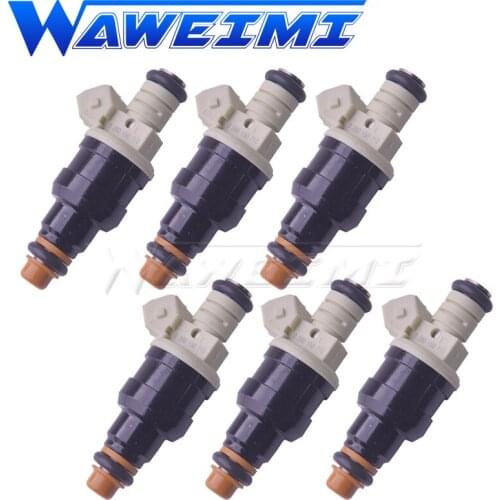 WAWEIMI 6 PCS Fuel Injector OE 0280150710 For FORD ESCORT MUSTANG L6 V6 1990